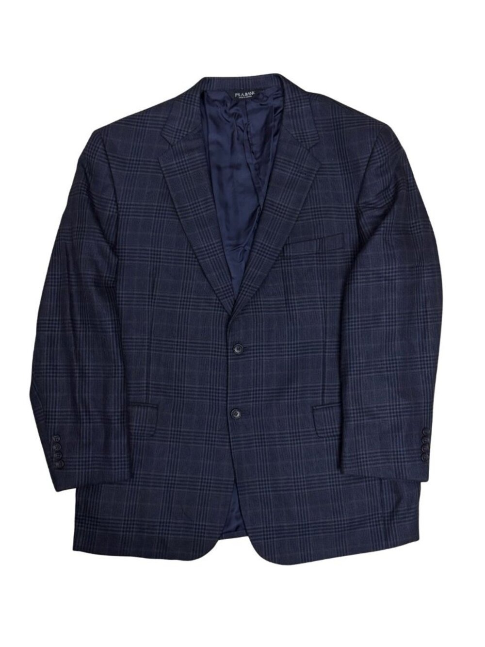 SILK & CAMELHAIR Jos A Bank Blazer Sport Coat PLAID Luxury Business Jacket 46R